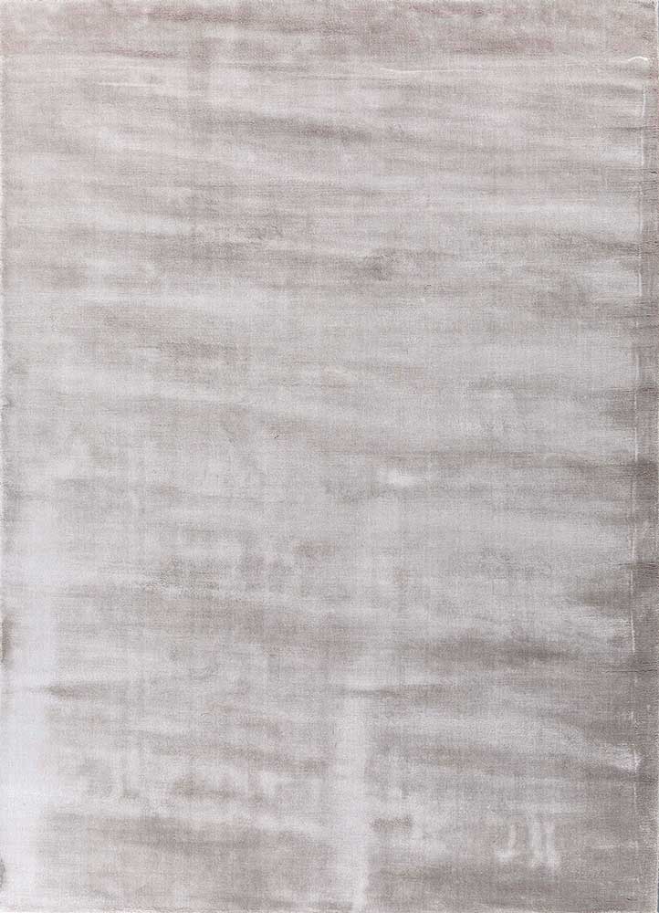 basis grey and black viscose hand loom Rug - HeadShot